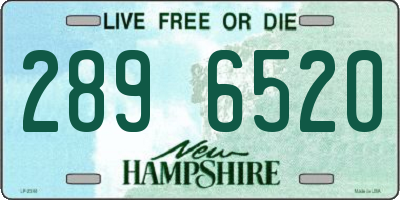 NH license plate 2896520