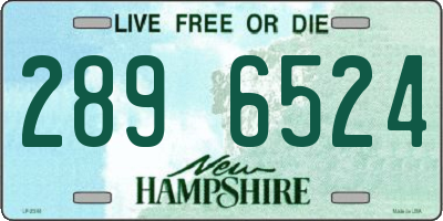 NH license plate 2896524