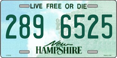 NH license plate 2896525