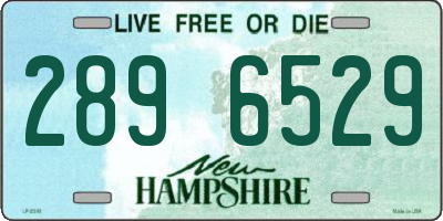 NH license plate 2896529