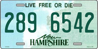 NH license plate 2896542