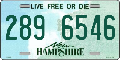 NH license plate 2896546