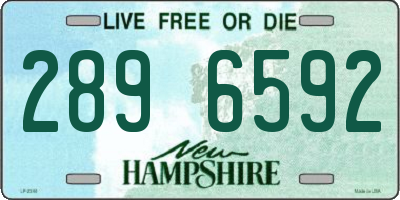 NH license plate 2896592