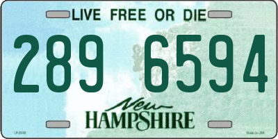 NH license plate 2896594