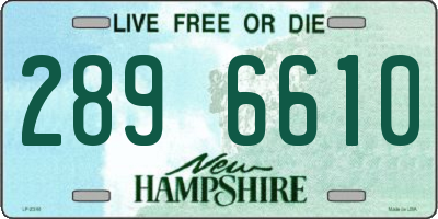 NH license plate 2896610