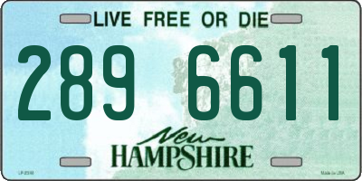 NH license plate 2896611