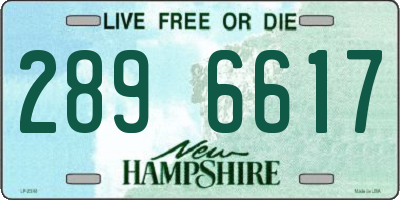 NH license plate 2896617