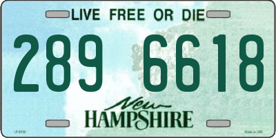 NH license plate 2896618
