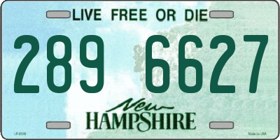 NH license plate 2896627