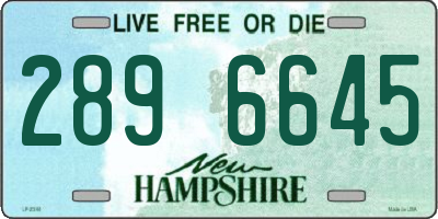 NH license plate 2896645