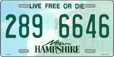 NH license plate 2896646