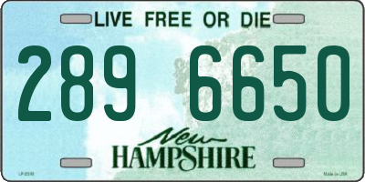 NH license plate 2896650
