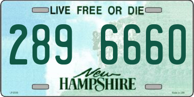 NH license plate 2896660