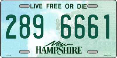 NH license plate 2896661
