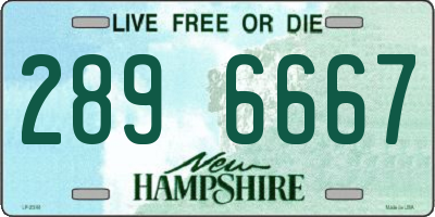 NH license plate 2896667