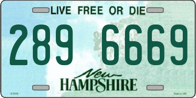 NH license plate 2896669