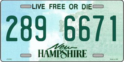 NH license plate 2896671
