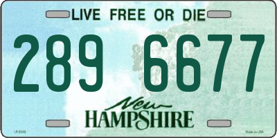 NH license plate 2896677
