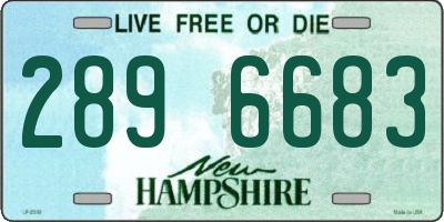 NH license plate 2896683