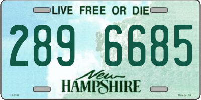 NH license plate 2896685