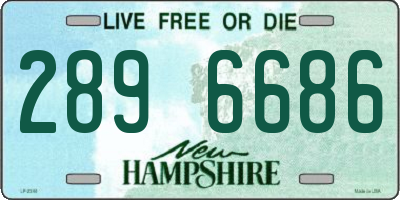 NH license plate 2896686