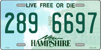 NH license plate 2896697
