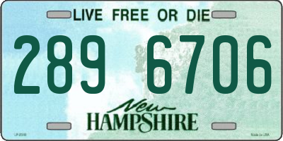 NH license plate 2896706