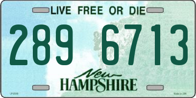 NH license plate 2896713