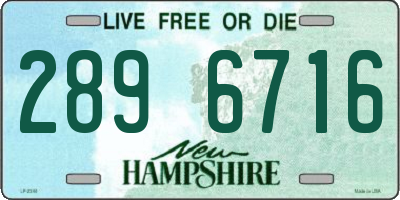 NH license plate 2896716