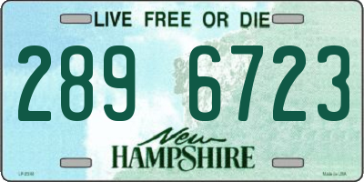 NH license plate 2896723