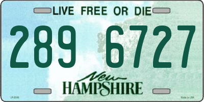 NH license plate 2896727