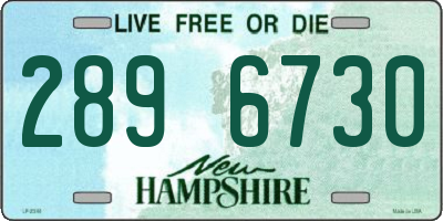 NH license plate 2896730