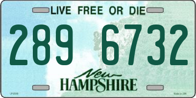 NH license plate 2896732