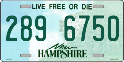 NH license plate 2896750