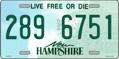 NH license plate 2896751
