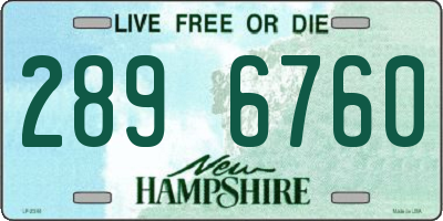 NH license plate 2896760