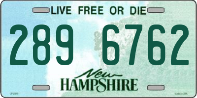 NH license plate 2896762