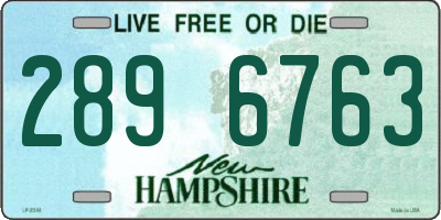 NH license plate 2896763