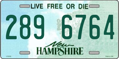 NH license plate 2896764