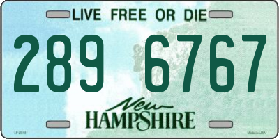 NH license plate 2896767