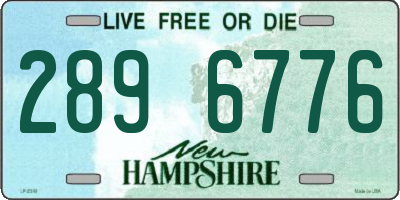 NH license plate 2896776