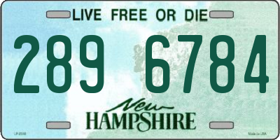 NH license plate 2896784