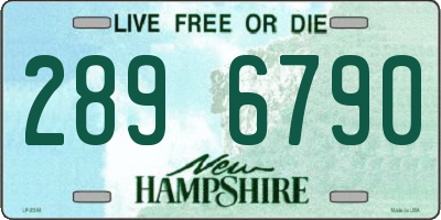 NH license plate 2896790