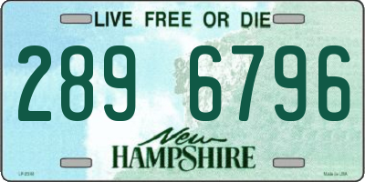 NH license plate 2896796