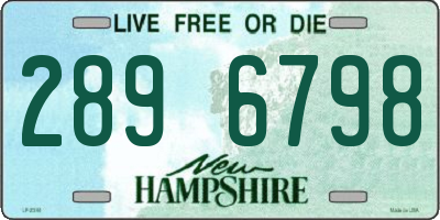 NH license plate 2896798