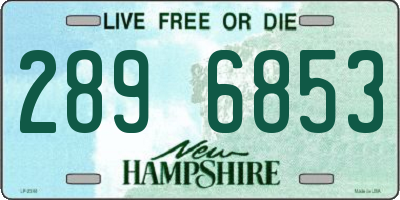 NH license plate 2896853