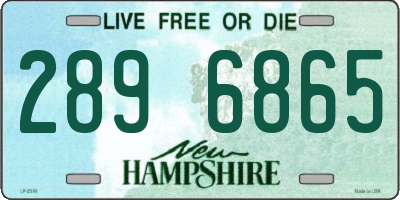 NH license plate 2896865
