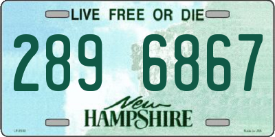 NH license plate 2896867