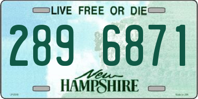 NH license plate 2896871