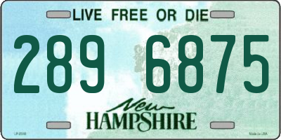 NH license plate 2896875